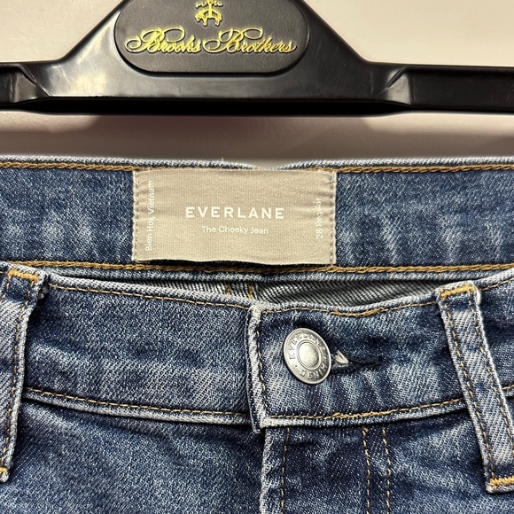 Everlane Women's Blue Straight Leg Jeans the cheeky 28 - Picture 3 of 7